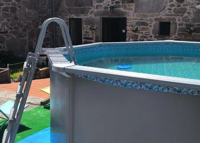 Tatil Evi Casa A Voada - Rural Con Piscina Privada, Barbacoa Y Juegos