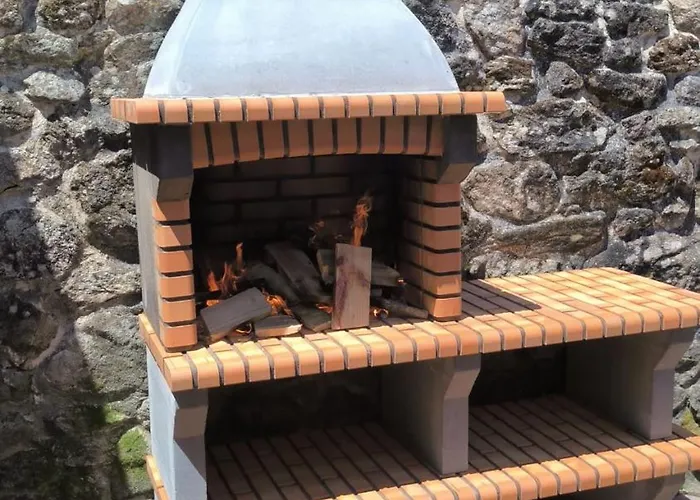 Tatil Evi Casa A Voada - Rural Con Piscina Privada, Barbacoa Y Juegos Muiños