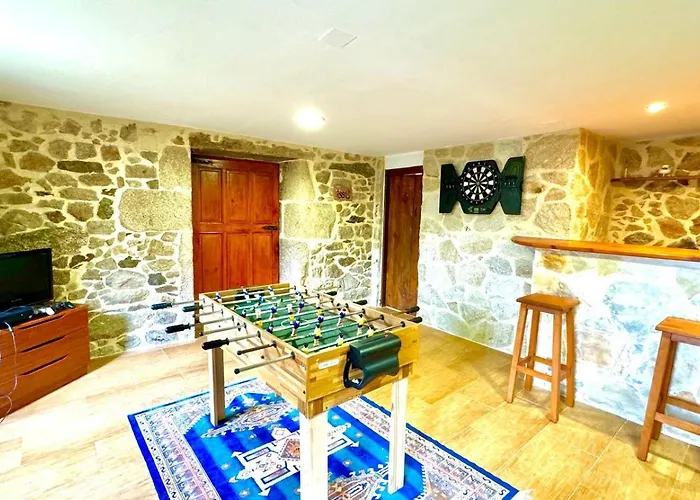 Casa A Voada - Rural Con Piscina Privada, Barbacoa Y Juegos