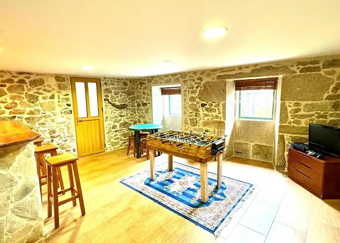 Casa A Voada - Rural Con Piscina Privada, Barbacoa Y Juegos *