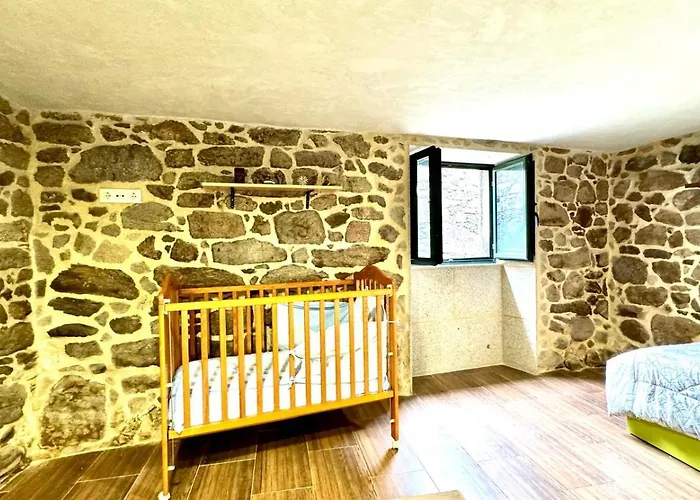 Dom wakacyjny Casa A Voada - Rural Con Piscina Privada, Barbacoa Y Juegos Muiños