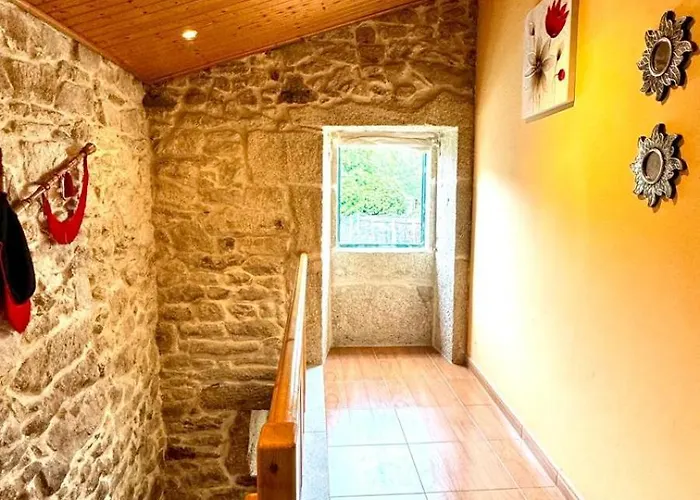 Casa A Voada - Rural Con Piscina Privada, Barbacoa Y Juegos *