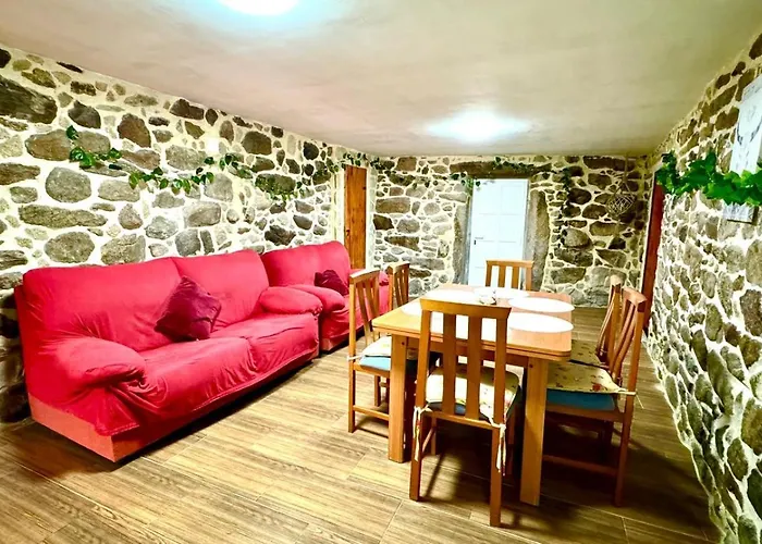 Casa A Voada - Rural Con Piscina Privada, Barbacoa Y Juegos Tatil Evi *